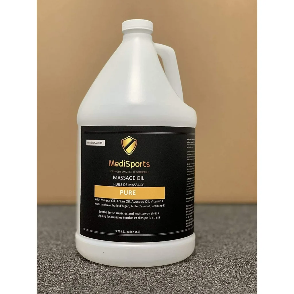 MEDISPORTS PURE MASSAGE OIL FOR SPA AND WELLNESS CENTRES (1 GALLON)