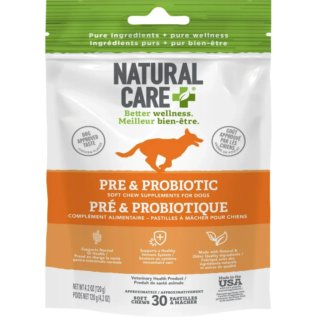 Natural Care Pre & Probiotic Chicken Daily Chews Dog Supplement