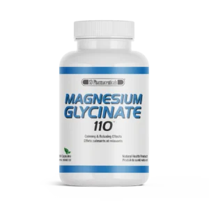 SD Pharmaceuticals Magnesium Glycinate 110mg - 90ct Veggie Capsules - Enhanced Bioavailability & Absorption - Gentle on the Stomach